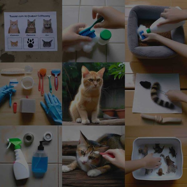 Quelles techniques pour apprendre à un chat la propreté s'il vit principalement dehors ?