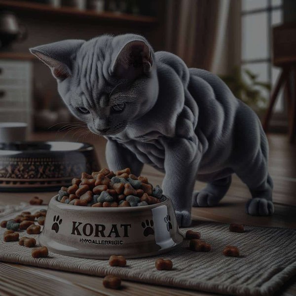 Quelle alimentation spécifique pour un chat Korat souffrant d'allergies alimentaires ?